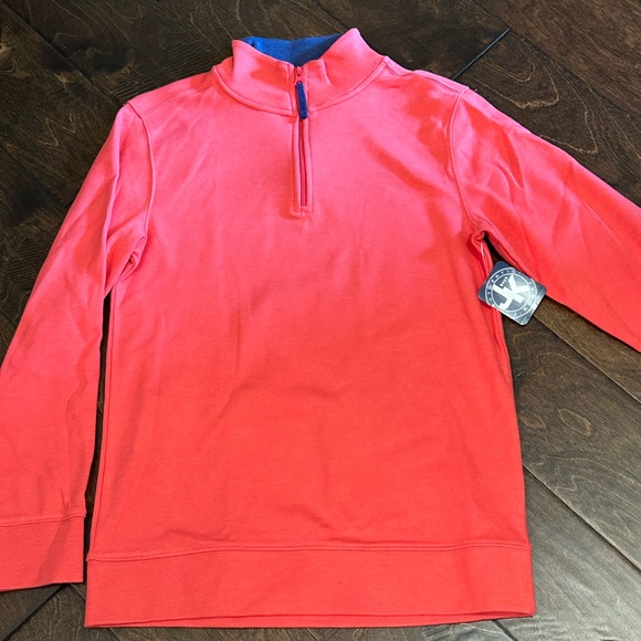 J. Khaki Size 10-12 zippered pullover. New with tags. - Picture 2 of 3